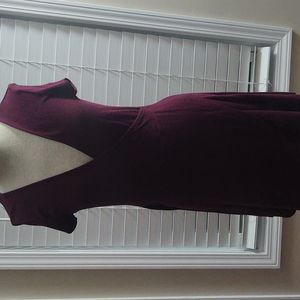 Ladies short dress burgundy Arizona size xl